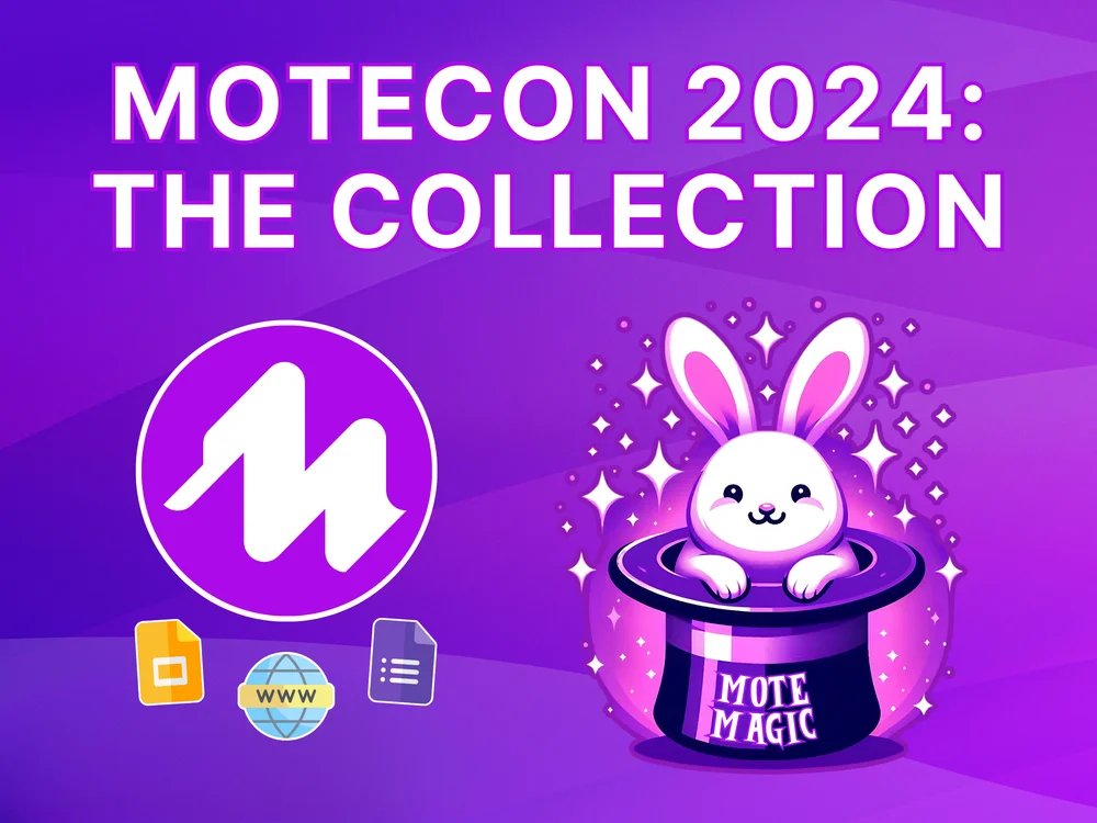 mr_isaacs_math's tweet photo. We're just over a day away from #MoteCon24 & the anticipation has me π₯³ I'll be sharing how @justmoteHQ π elevates accessibility + inclusivity for ALL learners!
Registerπ
https://t.co/v8kvyUpoIf
#edtech #motemagic #teachers #education @misskyritsis @Brit_Horn_IT @l_alston https://t.co/GBwvgOaLdV
