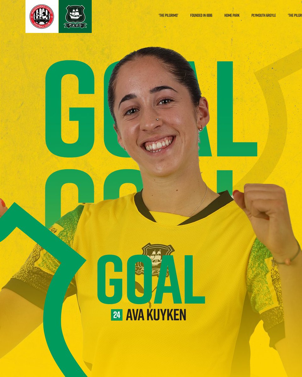 ArgyleWFC's tweet image. KUYKEN DOUBLES ARGYLE'S LEAD!

Ava picks up the ball inside the box from Ella Stephens' layoff and fires home into the bottom corner as the clock just before the half-time whistle!

⚪ 0 - 2 🟡

#pafc