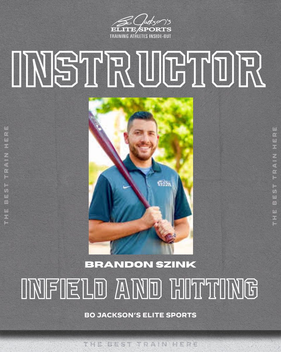 Bo Jackson Elite Baseball (@bjebaseball) on Twitter photo Infielders ... looking to take that next step in the field?
Schedule time with one of the best around:
Brandon Szink | <a href="/b_szink12/">Brandon Szink</a>
๐ bit.ly/4einZEt Infielders ... looking to take that next step in the field?
Schedule time with one of the best around:
Brandon Szink | <a href="/b_szink12/">Brandon Szink</a>
๐ bit.ly/4einZEt