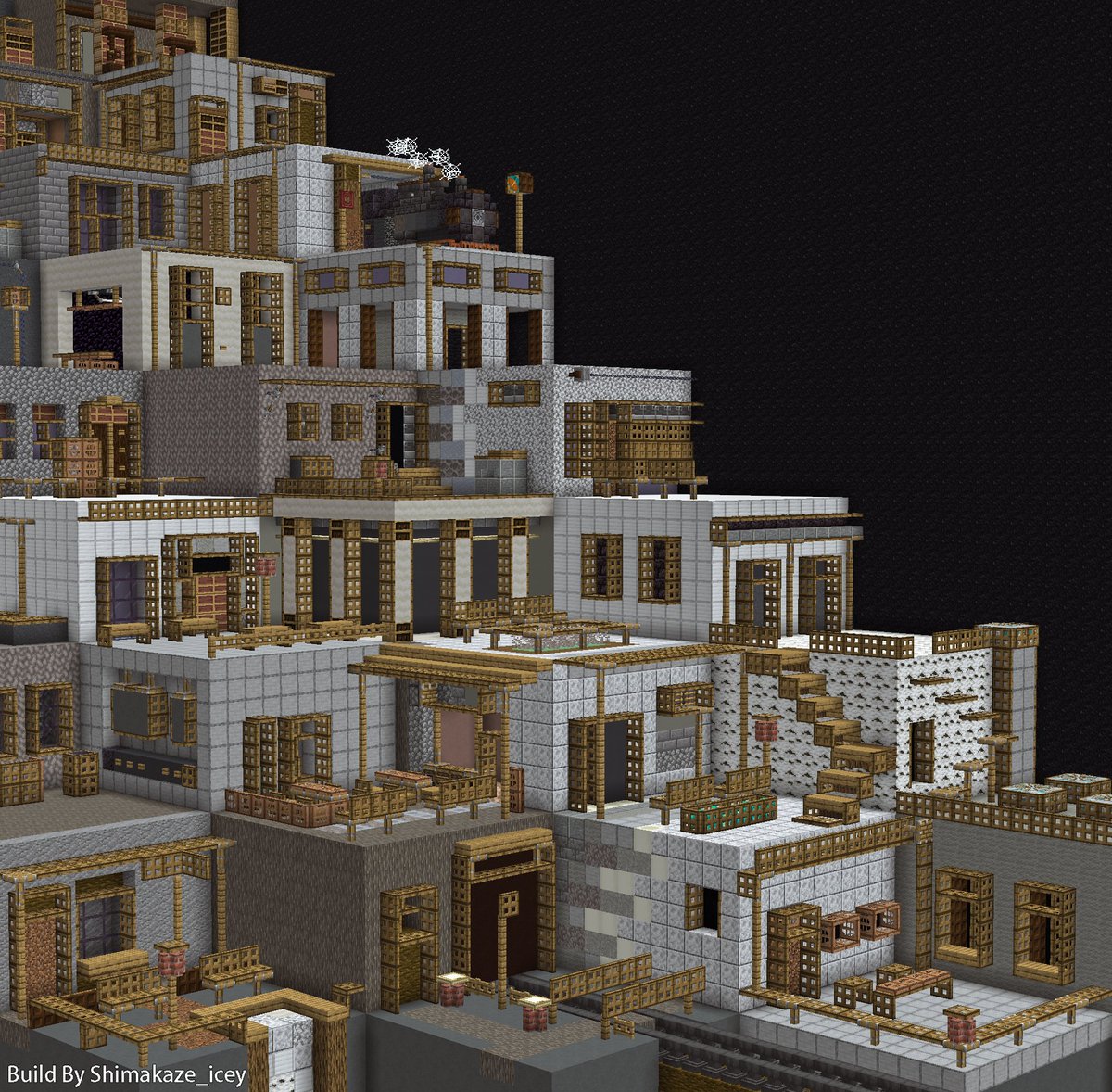 new work 
小摸鱼  
#Minecraft 
#minecraft建築コミュ 
#Minecraftbuilds