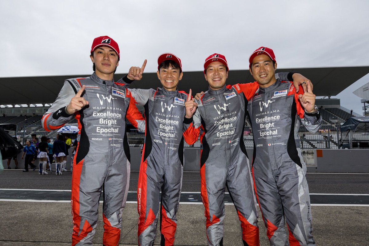 Rintaroofficial's tweet photo. S耐 Rd.5
Race P1🏆
難しいレースでしたがチームみんなで戦った結果優勝する事が出来ました!
苦しい時間があったからこそ喜びも大きい😊
予選のミスもありましたがファステストも取れて良かった!
夢のシューイ、達成!
#EBIGroup https://t.co/4KqUSYWjlG
