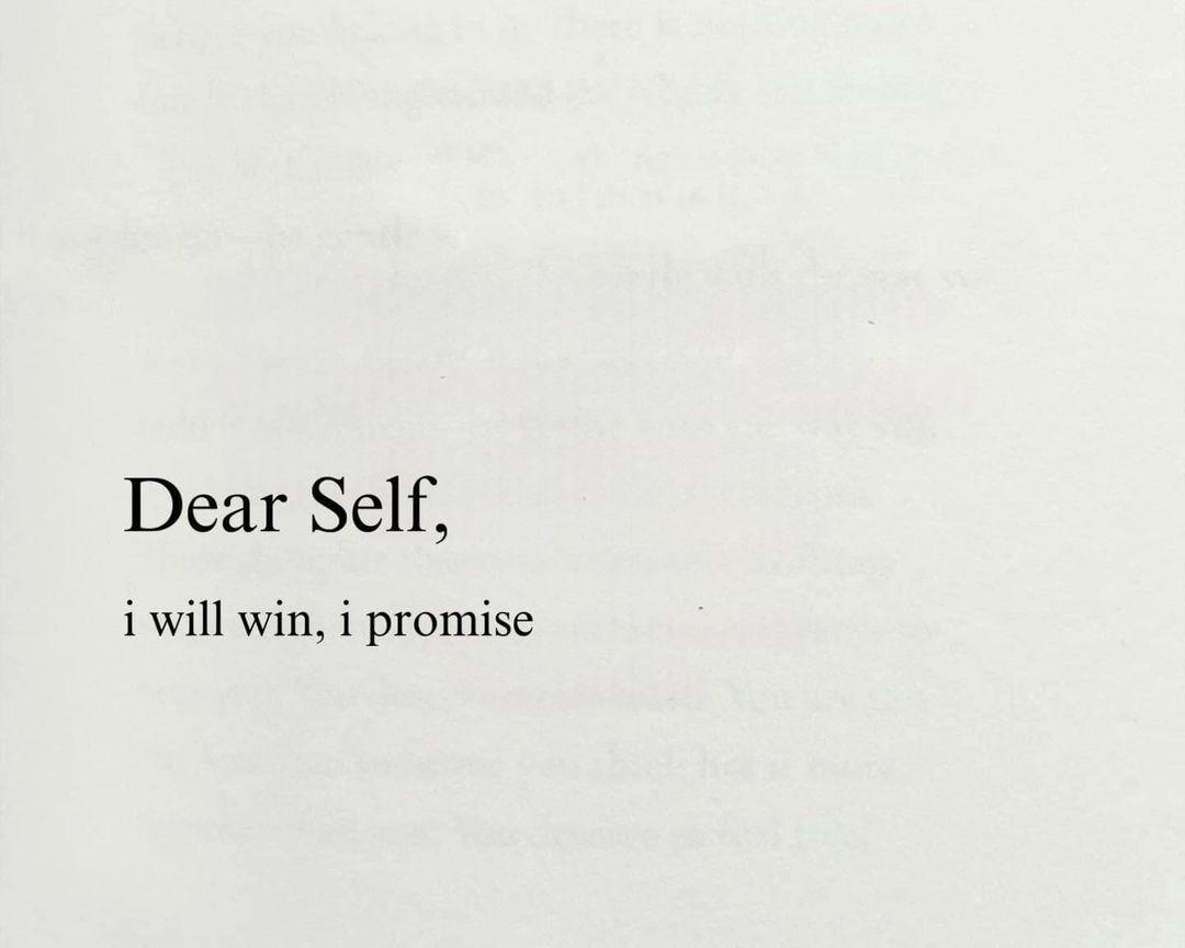 Dear self,