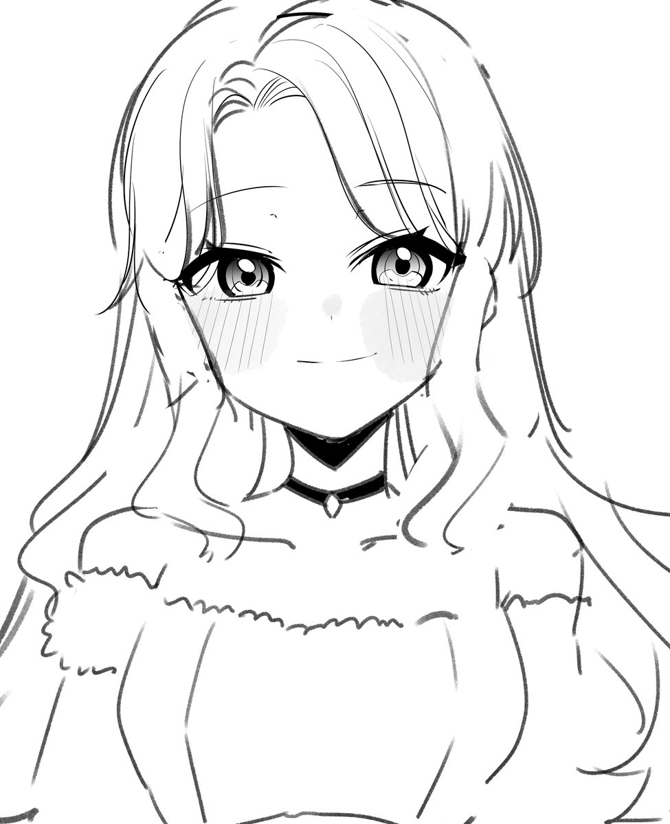 キャラの可愛さを探してらくがきしてる 
