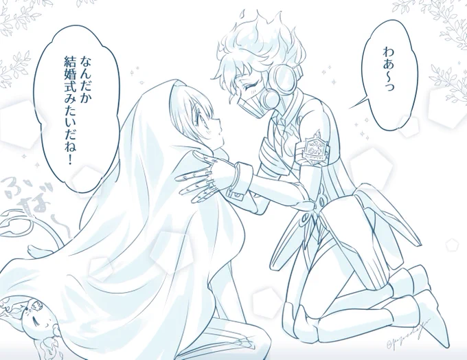 【オル監♀】おめでとう🤖🌸
#twst_NL 