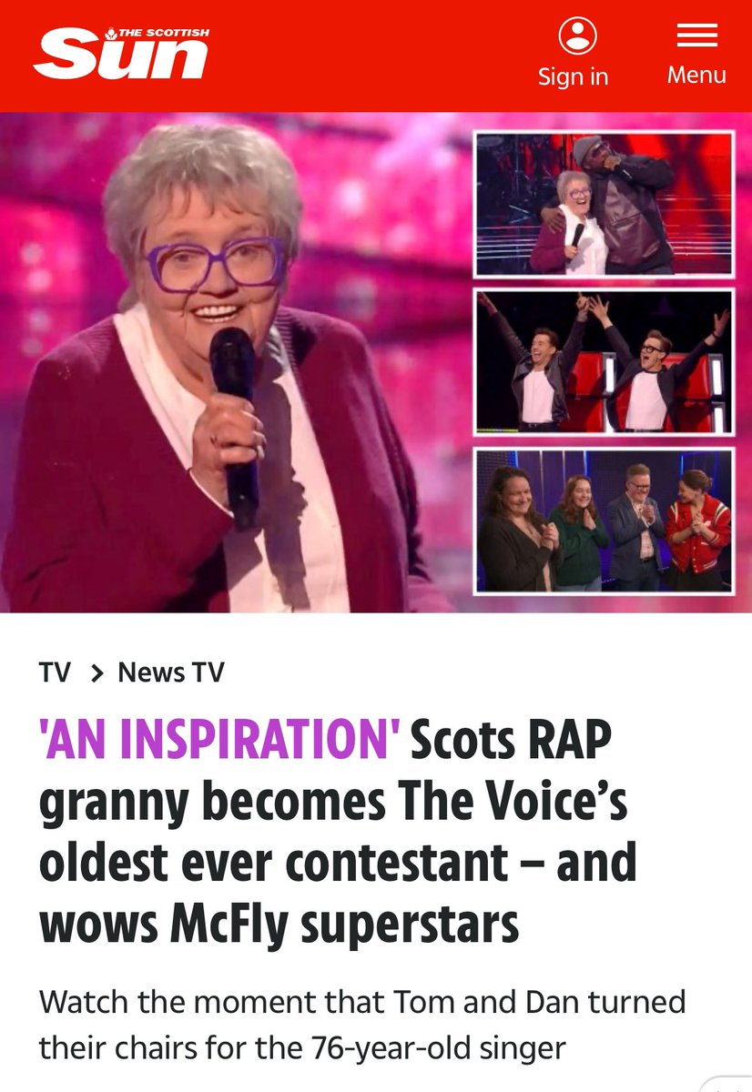 Brittlestar (@brittlestar) on Twitter photo Mum (<a href="/thatsbette/">Bette Reynolds</a> ) in The Sun… she better not be on Page 3
thescottishsun.co.uk/tv/13614163/sc…
#SuperNan Mum (<a href="/thatsbette/">Bette Reynolds</a> ) in The Sun… she better not be on Page 3
thescottishsun.co.uk/tv/13614163/sc…
#SuperNan