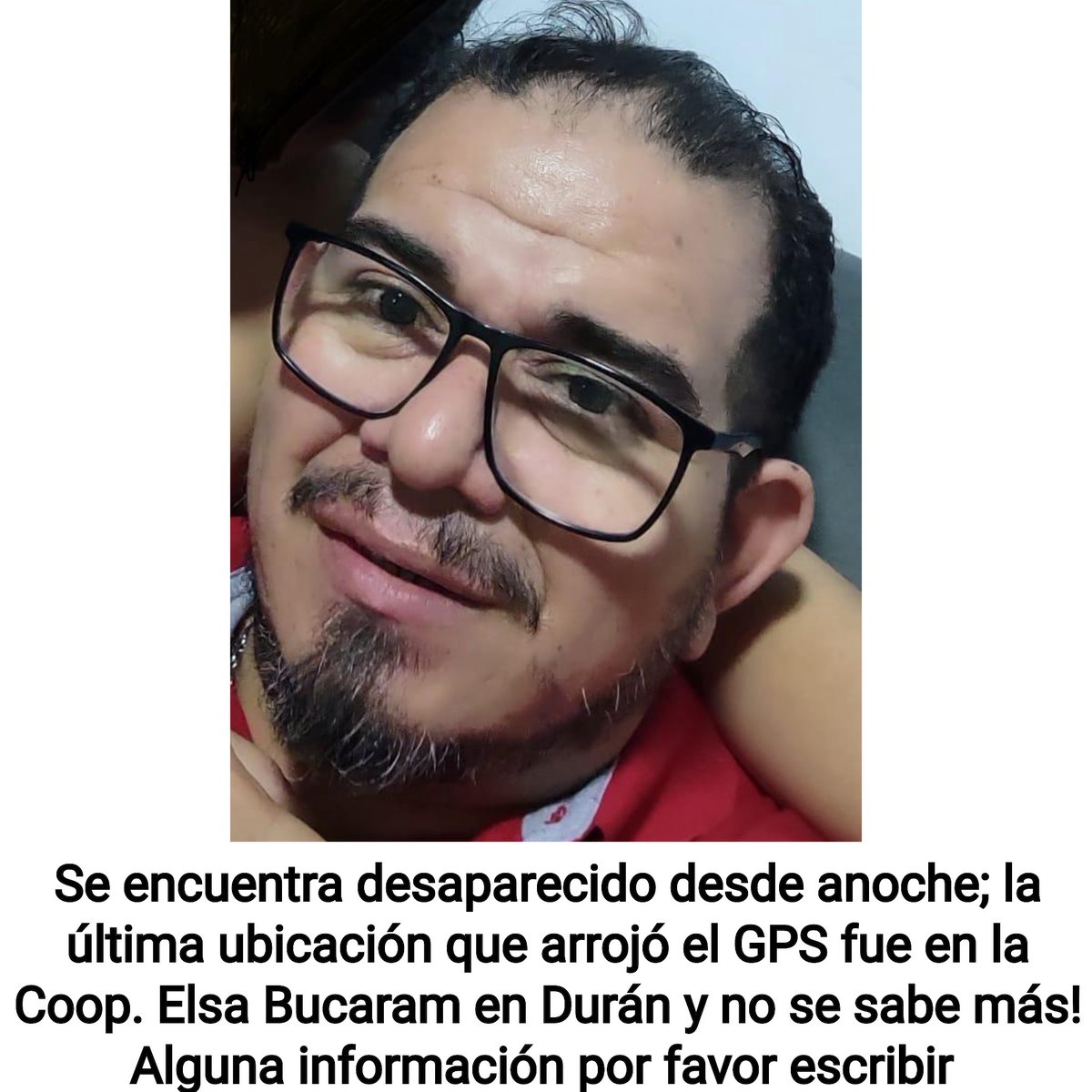 #DesaparecidosEcuador
Ayuden a compartir por favor, gracias