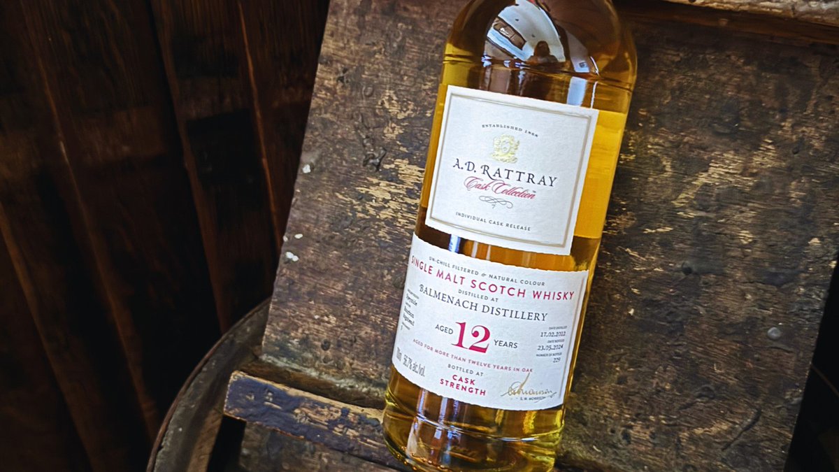 Balmenach 2012 - Bourbon Hogshead

Although situated within the Speyside region, traditional methods of production at Balmenach yield a spirit more classically Highland in nature - bit.ly/47BIk55 

#adrattray #adrattraywhisky #caskcollection