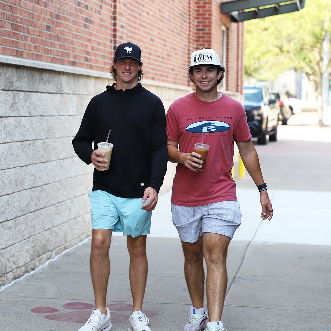 DragonsBaseball's tweet photo. Happy National Coffee Day! (ft. the Travel Day Coffee) ☕☕ https://t.co/YA9b1VvwzM