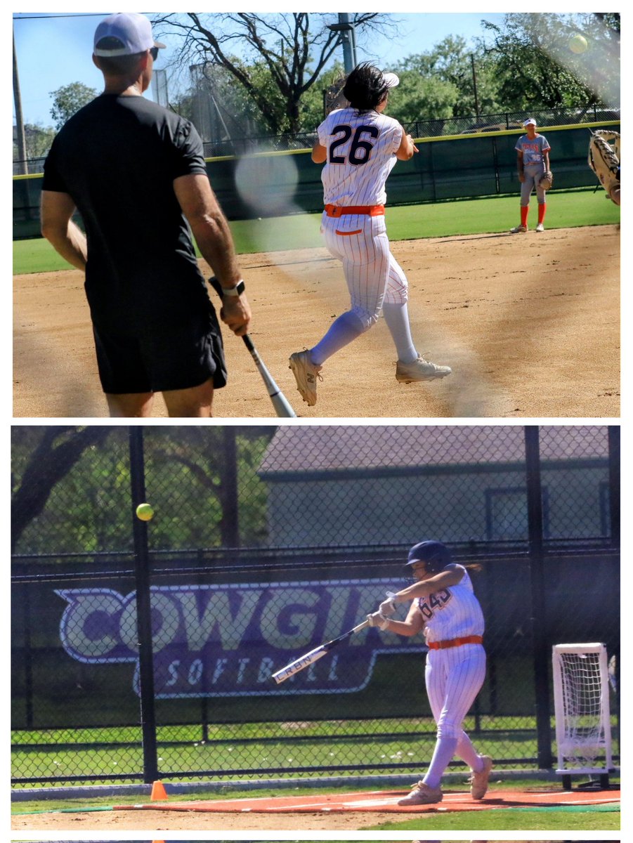 Thank you to <a href="/cowgirlsoftball/">HSU Cowgirl Softball</a> <a href="/chipkick24/">Casey Wilson</a> for a great camp yesterday.  Excited to see the development and persistence to get better by <a href="/ITellez2026/">isabelle tellez</a> #softball #RecruitingSeason