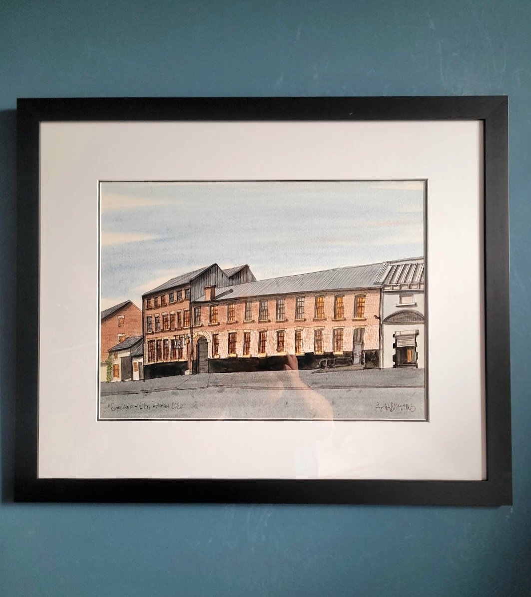adrianmcmurchie's tweet image. The Glasgow Engineworks. Now a 1st class events space, but I remember it as Nichol Wheatley's Maryhill Artschool, where I was fortunate enough to see Alasdair Gray's Hillhead mural during the design process #engineworks #adrianmcmurchie #theglasgowillustrator #glasgow #maryhill
