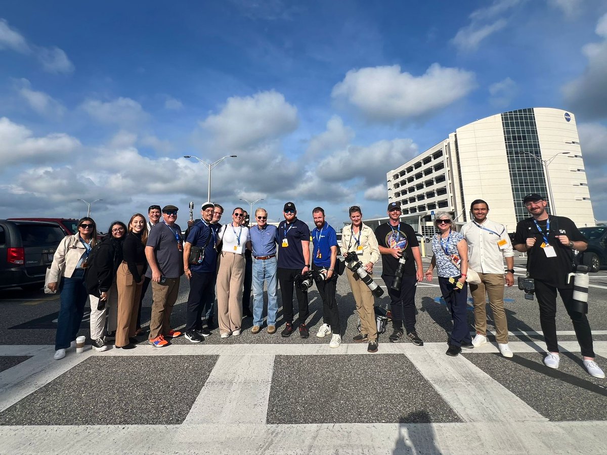 I had an incredible weekend with the <a href="/NASASocial/">NASA Social Alumni</a> team and cohort. These talented folks captured amazing stories ahead of and during the <a href="/SpaceX/">SpaceX</a> <a href="/NASA/">NASA</a> #Crew9 launch. I'll be sharing mine on <a href="/TMinusDaily/">T-Minus Daily Podcast</a> this week. #BillNelson #NASA #launch #Space #Podcast #TMinusDaily