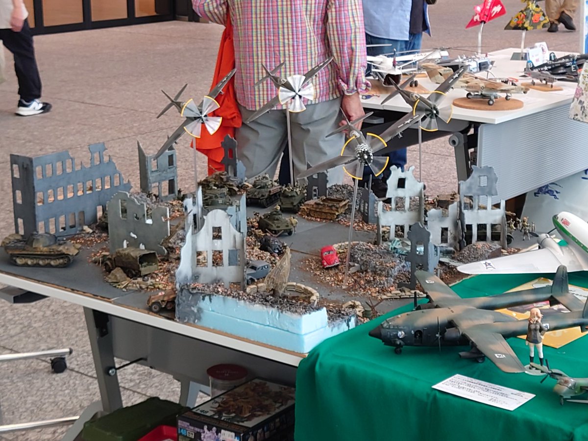 401_am8's tweet photo. #第5回北海道アヴィエーションモデルの会　#HAM5th
今回の作品です、回ってる風のプロペラを作ってみました。 https://t.co/NqFXVjytdr