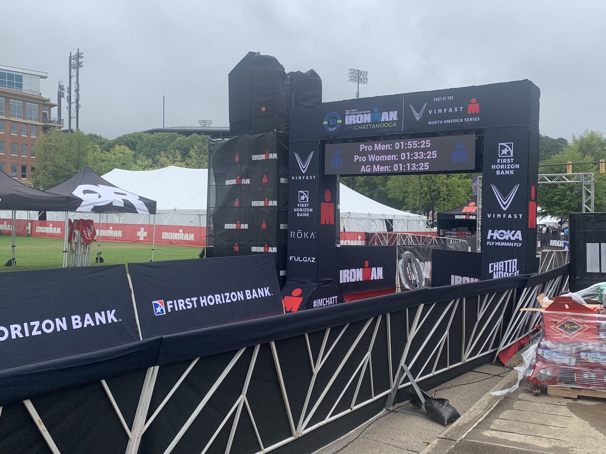 lynnwms's tweet photo. We have our spot staked out for the Chattanooga Ironman finish which will be around 9:30 pm for our triathlete #im703chatt #VIPTent https://t.co/jg3rPmysjb