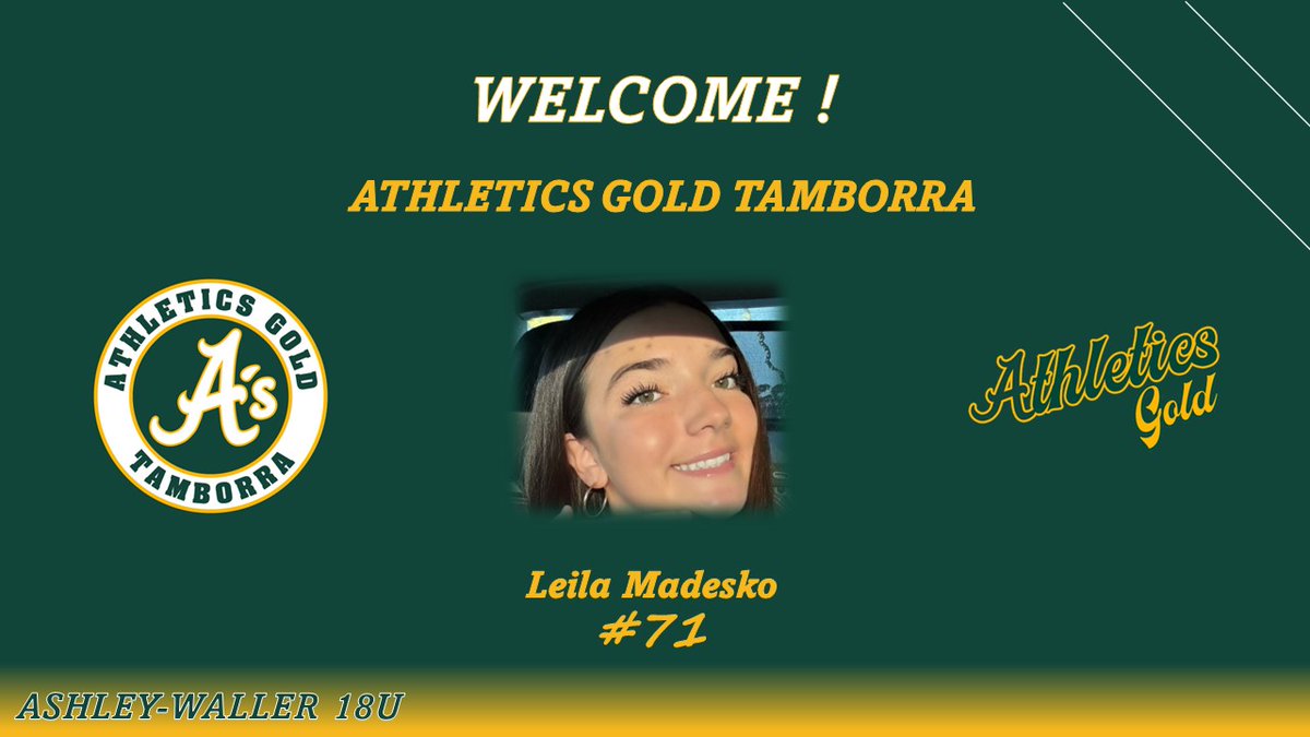 Excited to have Leila Madesko with us this season at AGT. She comes to us from Atlanta, GA where she is an All Region standout. She is a talented utility with experience playing high level 18U travel, a great teammate and we are happy to have her. Welcome Leila!