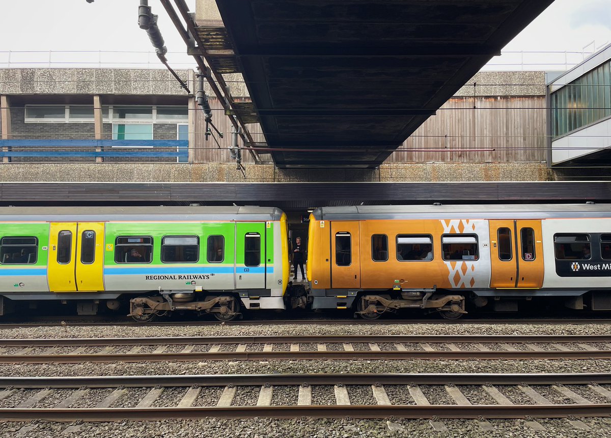 Barberstig's tweet image. Next stop, Stafford. 

#class323farewell #railtour #323