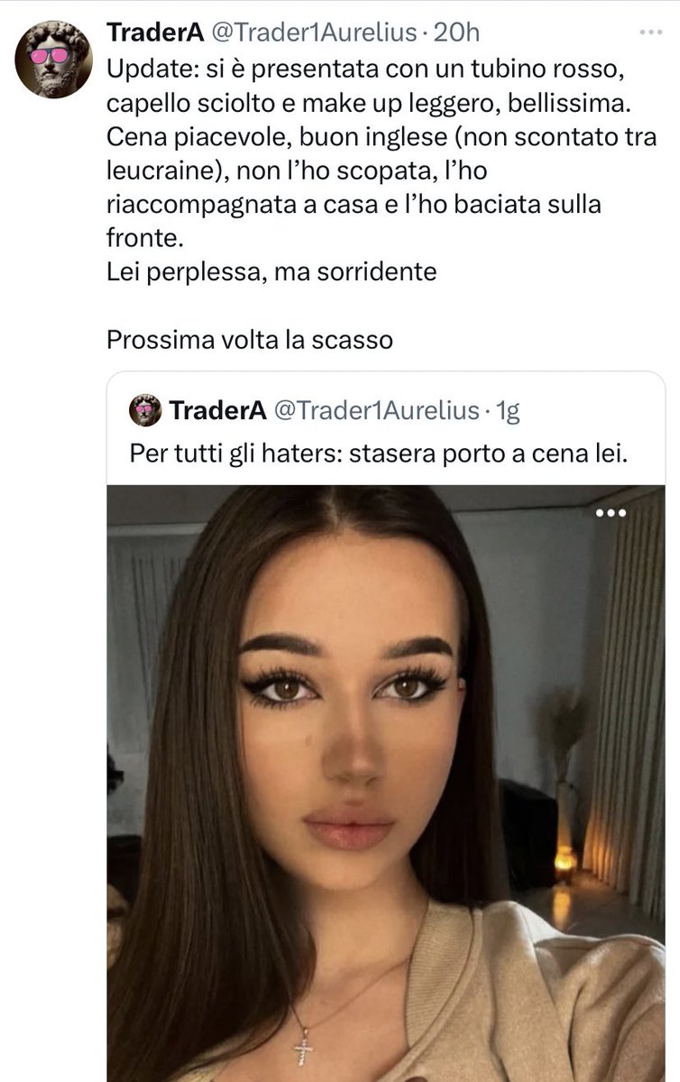 bastarda troia puttanazza che schifo non ce ne frega un cazzo delle tue scopate vergognati 🤬🤬🤮🤮🤢🤢

oh bro sei un grande ahaha pubblica altre foto della gente con cui esci ti prego spiegaci come riesci a scopartele tutte 🤩🤩😱😱 cioè sei un maestro davvero 😍😍😍