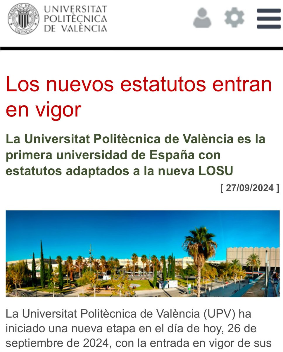 La universidad se enfrenta a un proceso de modificación normativa clave: adaptarse a la LOSU. Un tema central… sin embargo, en la <a href="/UA_Universidad/">Universidad de Alicante UA</a> no avanzamos. 

Escucharemos muchas excusas del equipo de gobierno saliente, pero la realidad es que hay quien avanza y quien no…