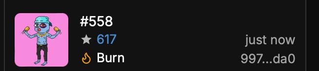 I burned 1 for the community. $BLUB <a href="/blubsui/">BLUB</a> Who is next 👀👀