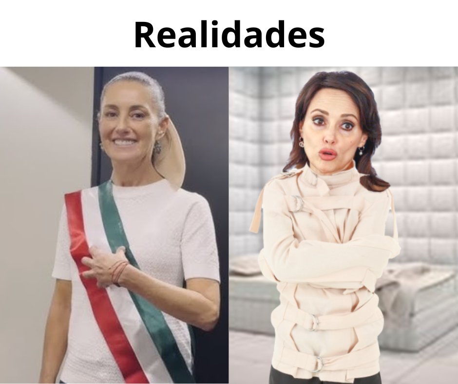 ZuritaCarpio's tweet photo. En lo que a Claudia le probaban la Banda Presidencial, a la #LaLocaDelSenado le debieron ir probando la ropa que mejor le queda. https://t.co/BZ1WMcoyZU