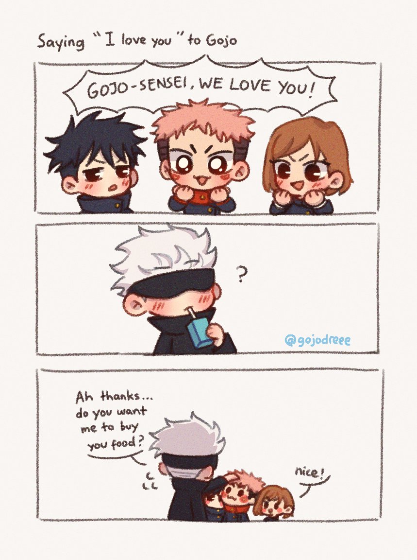 gojodreee's tweet image. Saying "I Love You" to Gojo 💙🤍
#satosugu