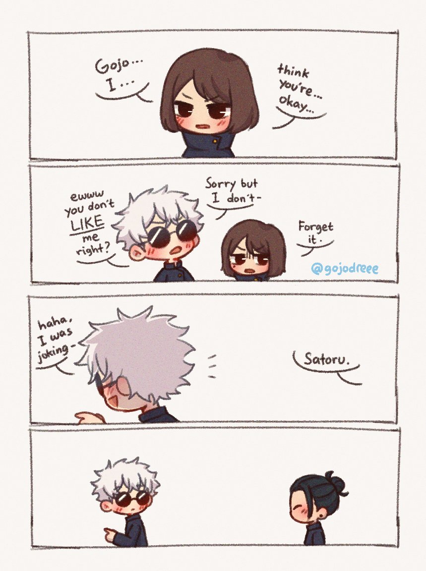 gojodreee's tweet image. Saying "I Love You" to Gojo 💙🤍
#satosugu