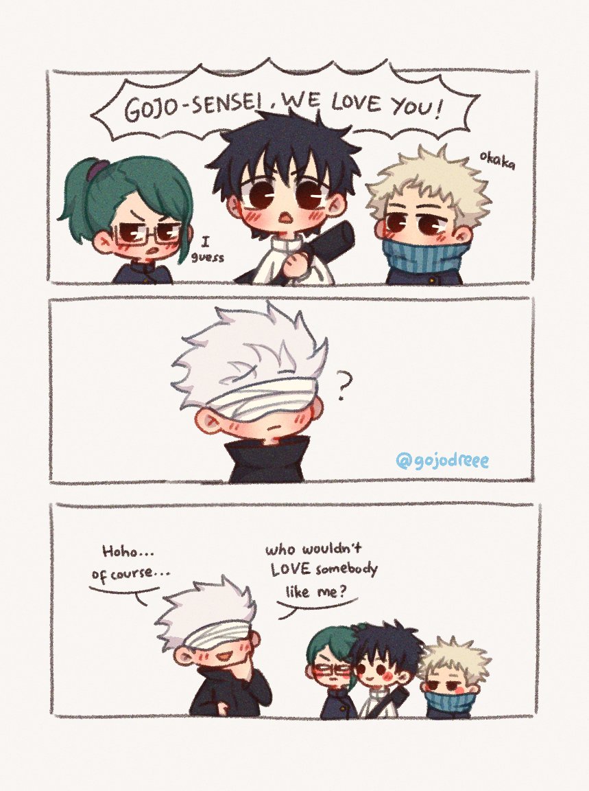 gojodreee's tweet image. Saying "I Love You" to Gojo 💙🤍
#satosugu