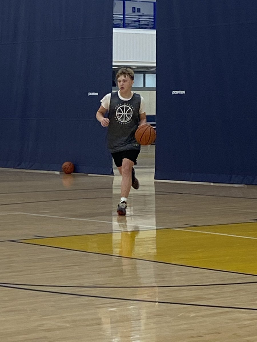 <a href="/payne_drew33/">Drew</a> of Sissonville High at <a href="/PrepSelectbball/">Prepselect</a> camp this morning