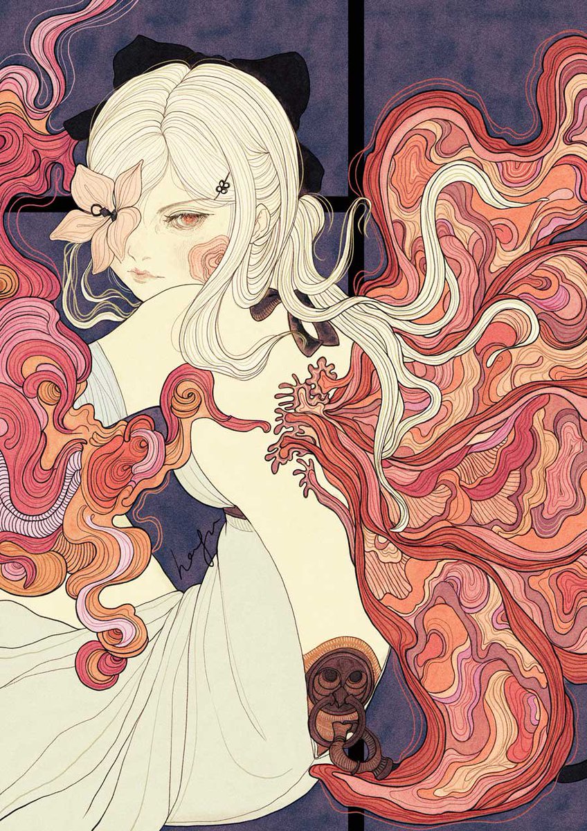 hagushka's tweet image. The curse 
#Drakengard3