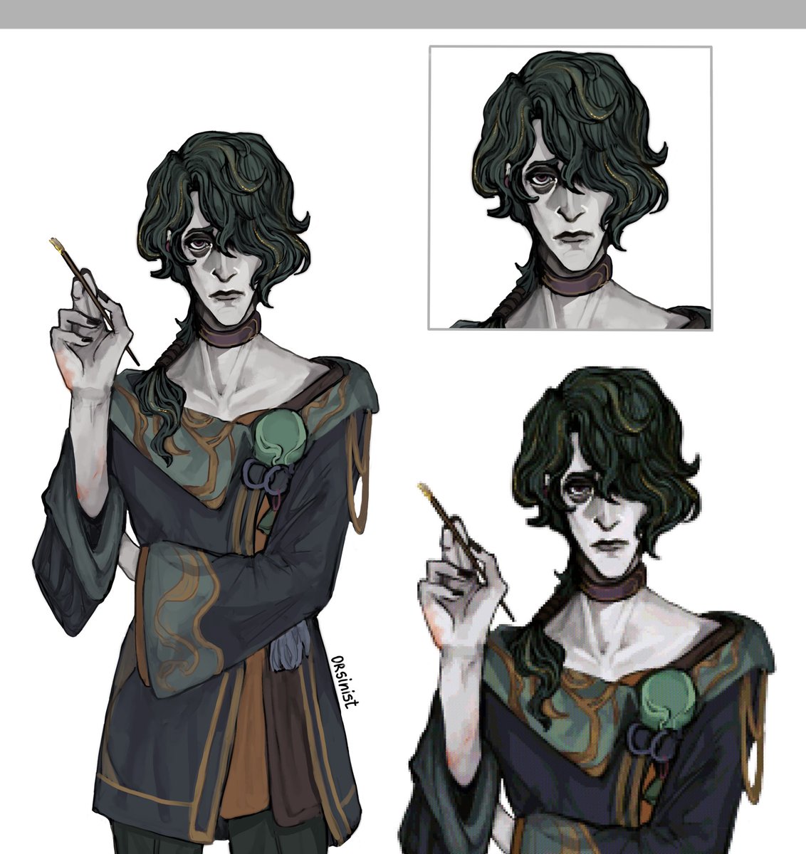 Hwei in fear and hunger style 
#hwei #LeagueOfLegends