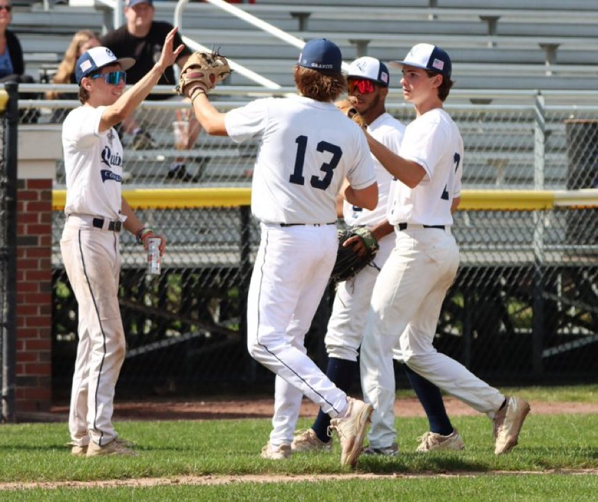 Quincy College Baseball (@quincy_baseball) on Twitter photo The Granite take 2 from <a href="/RoxburyBaseball/">RCC Baseball</a> in an awesome day at Adams Field. Lots of fun competing against a classy group of players and coaches. Good luck the rest of the way <a href="/J_Carey_2/">Justin Carey</a> #FALLBALL <a href="/USCAA/">USCAA</a> <a href="/QuincyCollege/">Quincy College</a> <a href="/YSCC8/">Yankee Conference</a> The Granite take 2 from <a href="/RoxburyBaseball/">RCC Baseball</a> in an awesome day at Adams Field. Lots of fun competing against a classy group of players and coaches. Good luck the rest of the way <a href="/J_Carey_2/">Justin Carey</a> #FALLBALL <a href="/USCAA/">USCAA</a> <a href="/QuincyCollege/">Quincy College</a> <a href="/YSCC8/">Yankee Conference</a>