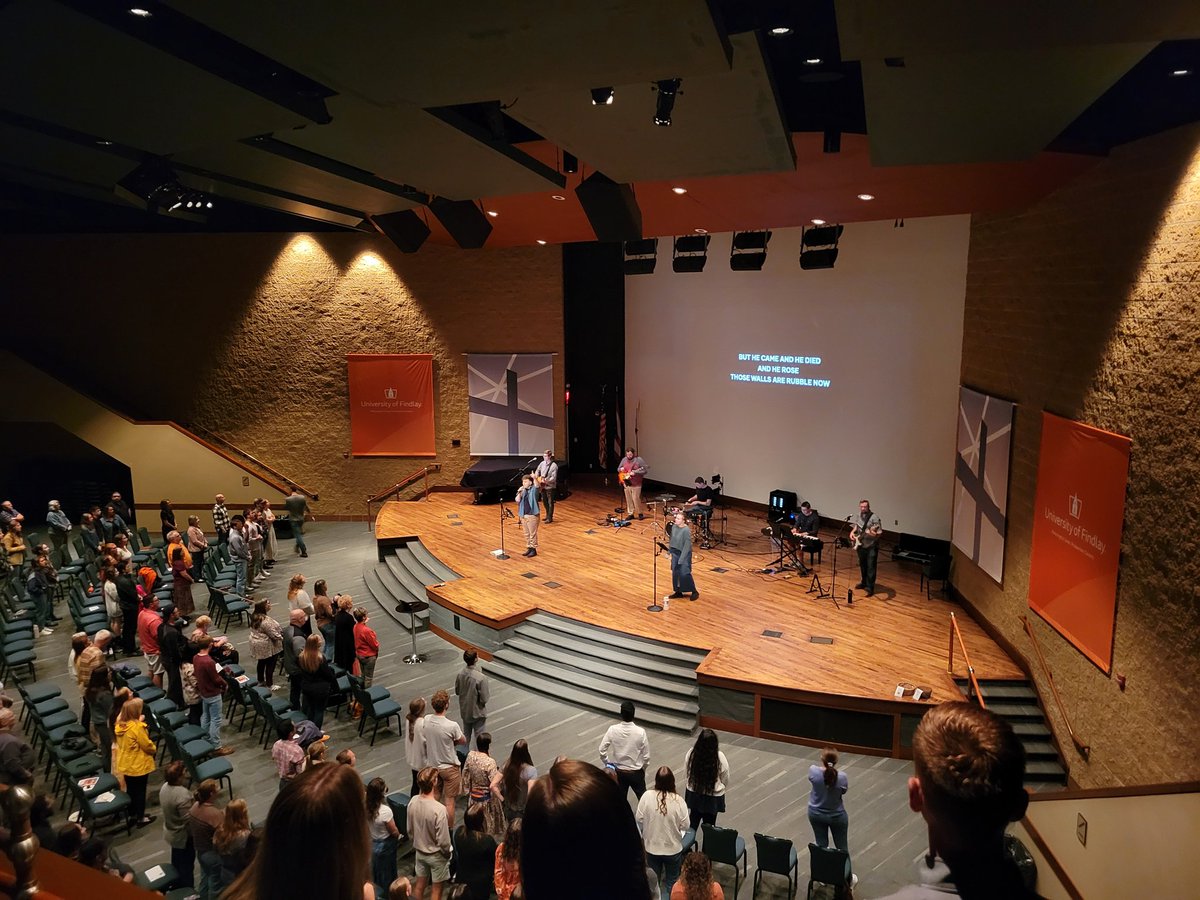 A wonderful time of Word, Worship, and Community, welcoming <a href="/FindlayMinistry/">UF Campus Ministry</a> for  <a href="/ufindlay/">Univ. of Findlay</a> Homecoming here <a href="/CollegeFirstWTS/">College First: WTS</a>.