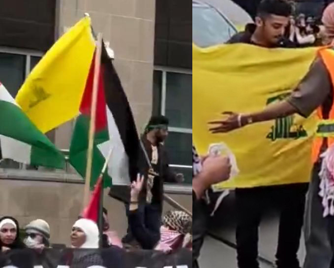 l3v1at4an's tweet photo. The Hezbollah presence was on full display in Toronto during this Pro-Terrorism "protest". A wide array of ages can be seen that came out to support this designated terrorist group.
@TorontoPolice @rcmpgrcpolice @RCMPONT @csiscanada @jackgurrr @joe_warmington @PierrePoilievre @donstewartmp @KevinVuongMP @gghamari @bnaibrith @CIJAinfo @UJAFederation @jaimekr @GadSaad @BryanPassifiume @GeneralHillier @Skamski @CoryBMorgan @PasternakTO @ShamirIdit @Harry__Faulkner @brianlilley