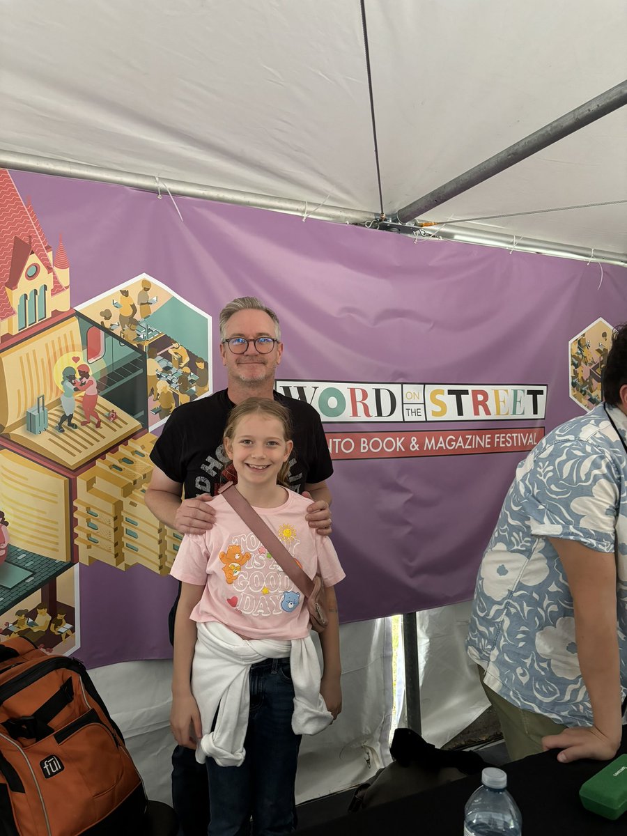 A great day yesterday at <a href="/torontoWOTS/">The Word On The Street</a> where I was on a panel discussing Christian figures in fiction alongside two super-talented people in Anthony Oliveira and Sonia Urlando. More than 150 people turned out for our chat. 🔥👹😇#wots2024 #canlit Big thanks to <a href="/Hollay2/">Hollay Ghadery (she/her)</a> for this!