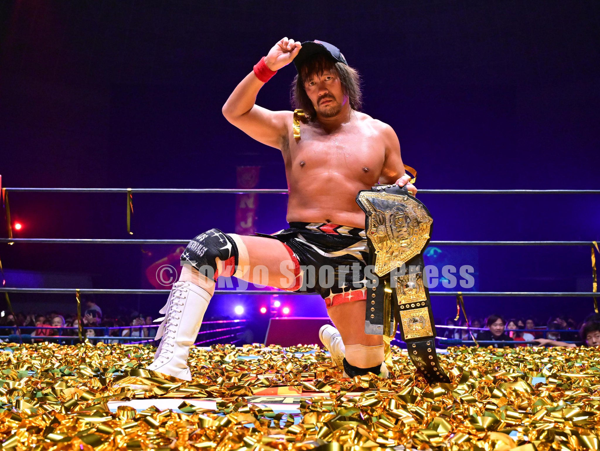新日本プロレス　内藤哲也　IWGP世界ヘビー級　アクリルブロック 新日本プロレス アクリルブロック IWGP世界ヘビー級王座 内藤