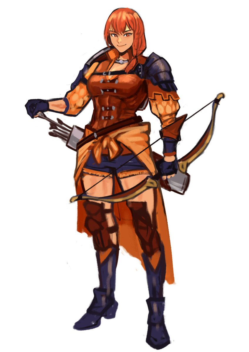 Wanted a stronger looking version of Leonie from Fire Emblem Three Houses and <a href="/sethkiell/">Sethkiel🌹</a> made it happen, appreciate your work