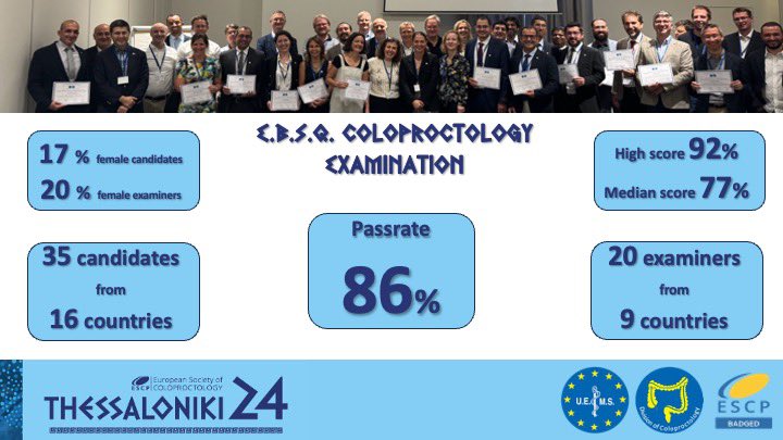 EBSQ Coloproctology (@ebsqcolo) on Twitter photo Many congratulations to the newly certified European Colorectal Surgeons! <a href="/escp_tweets/">European Society of Coloproctology</a> Many congratulations to the newly certified European Colorectal Surgeons! <a href="/escp_tweets/">European Society of Coloproctology</a>