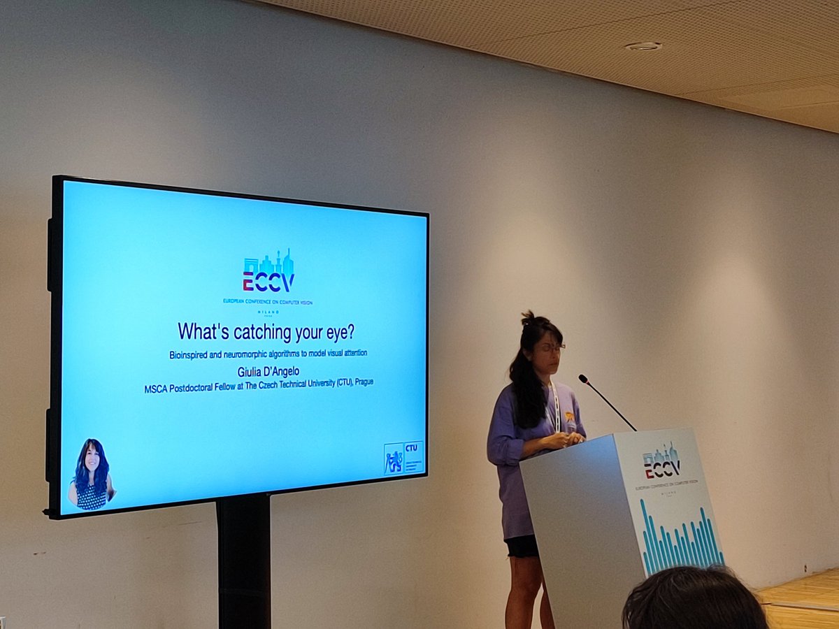 First Rising Star Keynote at Nevi #ECCV2024 is Giulia D'Angelo!