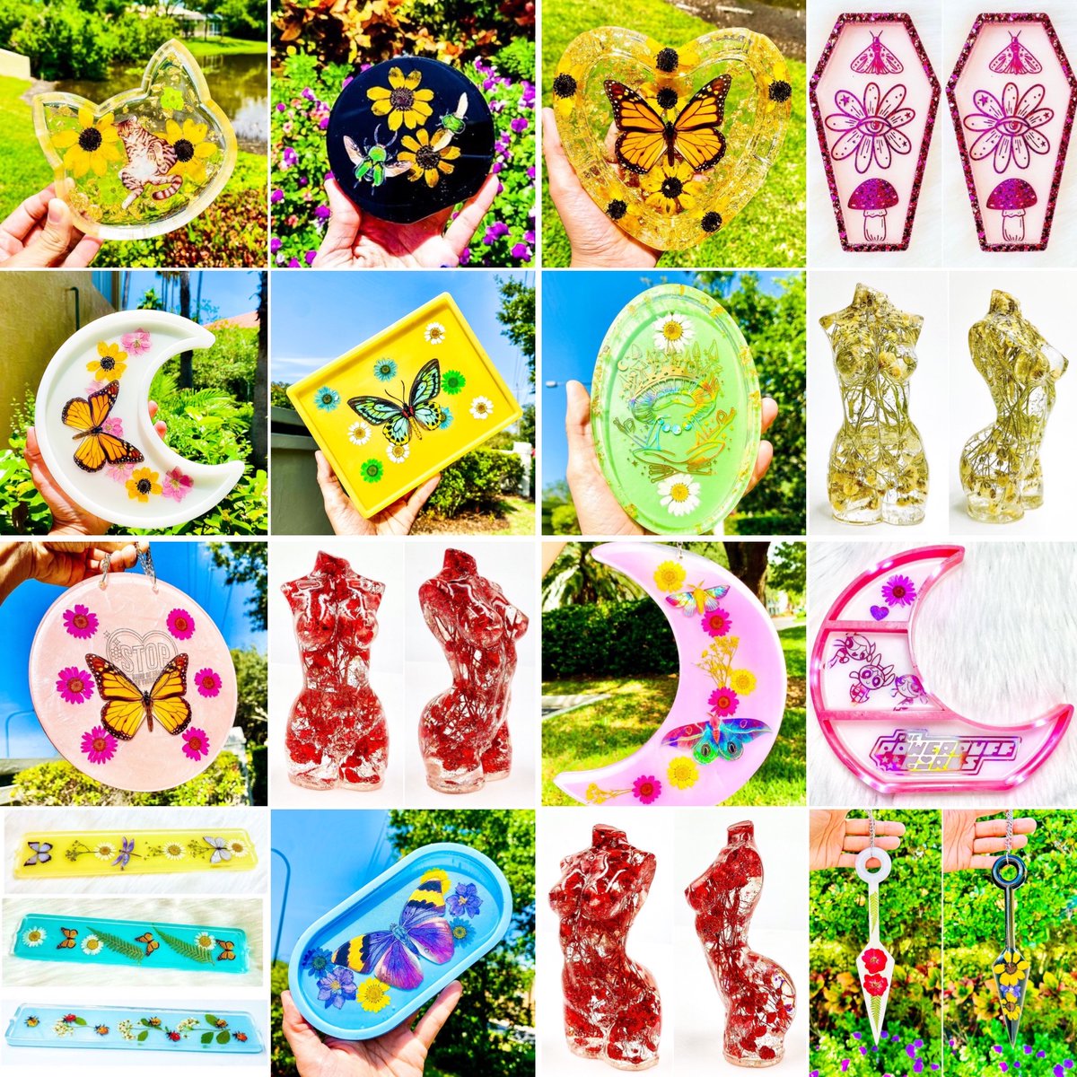 🌸🪻🍄40% OFF SHOP SALE🍄🪻🌸

Treat yourself to something special in my shop!

Trays, Wall Art, Jewelry Boxes, Freeforms, Figurines, Ashtrays, Incense Holders and more!