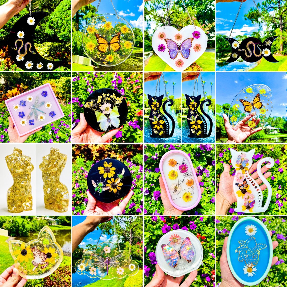 ☀️☀️🌈40% off sale ends today!!!🌈☀️☀️

Trays, Wall Art, Jewelry Boxes, Freeforms, Figurines, Ashtrays, Incense Holders and more!  

Heatherskiesss.com