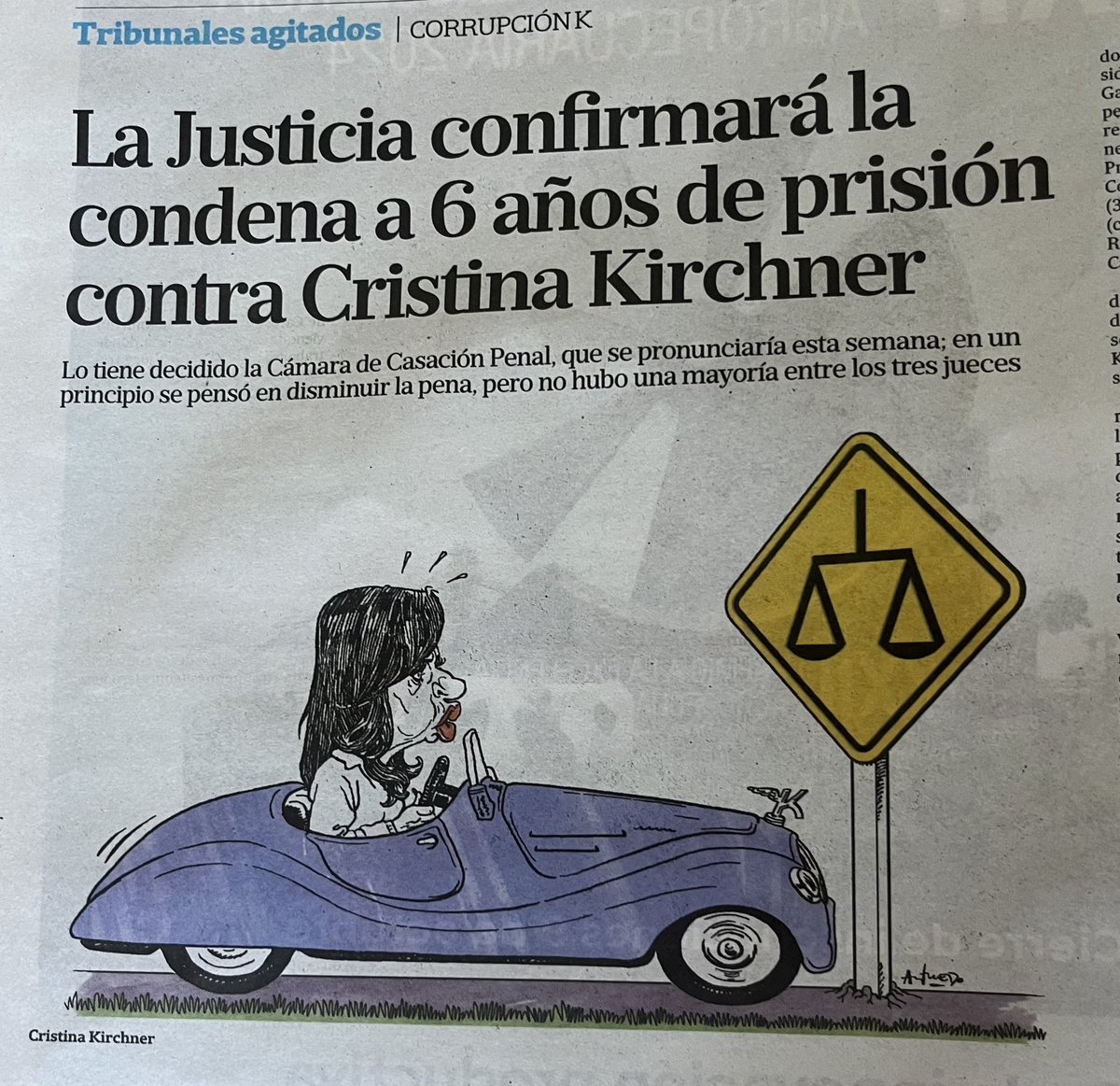 Confirmar la condena de CFK, afirmando que hubo una única administración fraudulenta, aunque fueron 3 períodos presidenciales, y en un caso donde se montó en los estamentos del Estado Nacional y Provincial (Santa Cruz) una coordinada asociación ilícita, NO ES UNA BUENA NOTICIA.