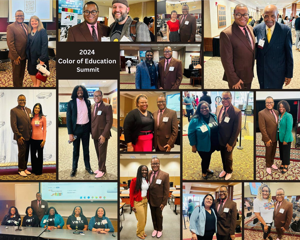 TarHeelTeachers's tweet photo. I thoroughly enjoyed my time at the 2024 Color of Education Summit with these outstanding NC educators! #ColorOfEducation #ColorOfEducation24 #nced #TarHeelTeachers @blakewiggs @NataliaPMejia @SabrinaSteig https://t.co/uXJn2B6Nkq