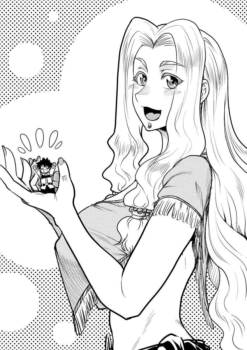 手乗りマスターと今日のお姉さん👍 