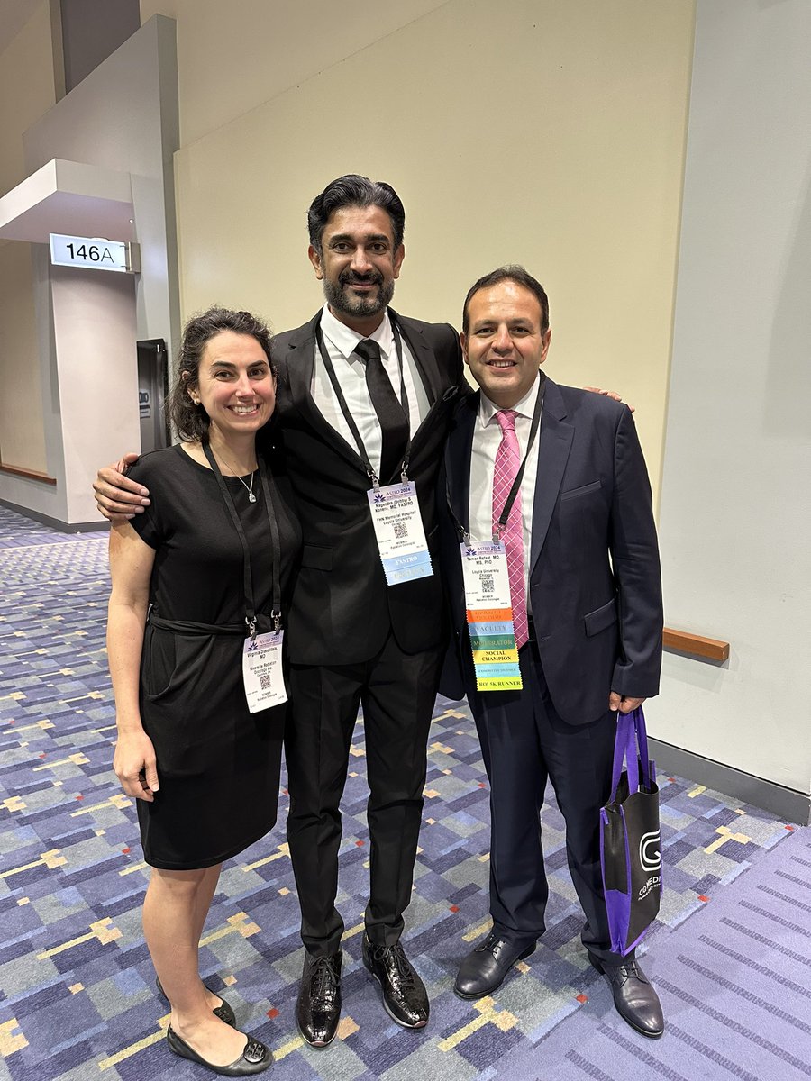 TamerRefaatMD's tweet photo. Whether in the conference hallways or at planned dinners, #ASTRO24 is the perfect place to reconnect with beloved friends and colleagues. Grateful for these moments! #RadOnc https://t.co/5ceD4ctxkN