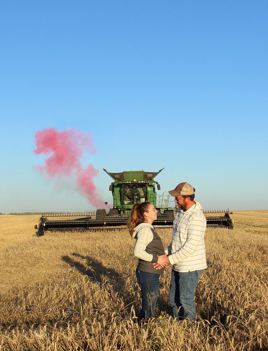 Wrapped up #harvest24 last week, but kept one last pass for a surprise this weekend! #babygirl #futurefarmer #sucessionplan