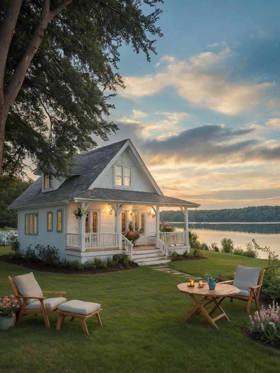 Lake side living