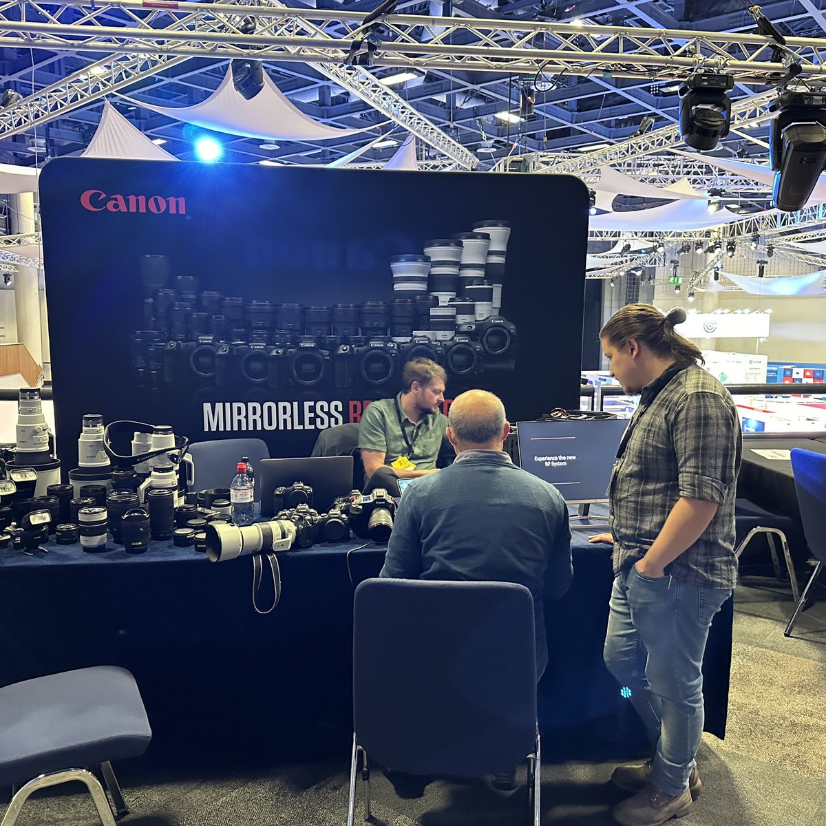 JakkiMoores's tweet image. The new cameras making a debut with Canon Pro Team at the Conservative Party Conference @CanonUKandIE