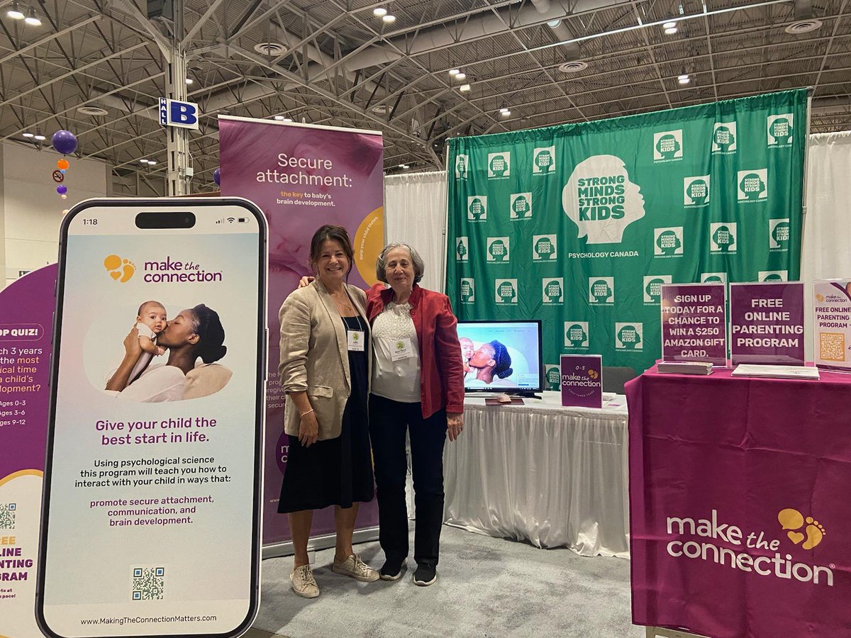 StrongMindsCda's tweet image. Don&apos;t miss us at the Toronto Baby Show! Learn more about our Make the Connection program, now available for FREE thanks to GreenShield Cares. Use code MTCGS to register.  makingtheconnectionmatters.com

#TorontoBabyShow #Parenting #SecureAttachment #MakeTheConnection #GreenShieldCares