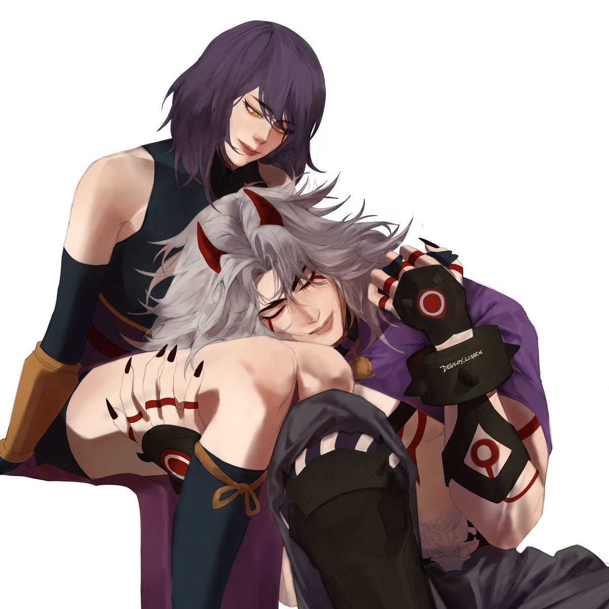 dev11ines's tweet photo. ittosara wip pt.2 

#ittosara #kujousara #aratakiitto #wip https://t.co/ssOo3VovBw