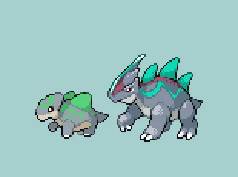 #fakemon #オリポケ ノドン・ゴンドドン。