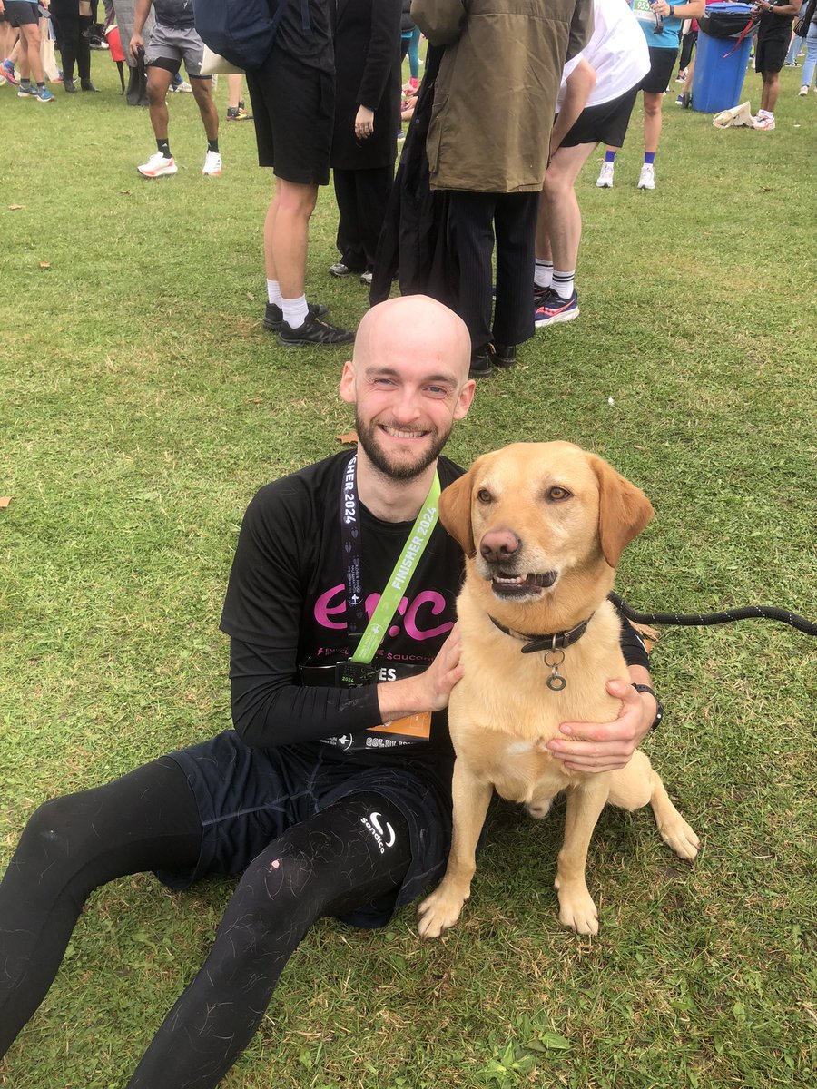 eccles1904's tweet photo. So today I completed my first half marathon 🥳. With a serious knee injury this year, I didn’t think it was possibly as I only managed to get up to 8km. But with some people around me, I managed to get it done in 1hr 53 mins 🥳🥳🥳. Great break from the PhD 😂 @PhDVoice https://t.co/1ZAxykonq8